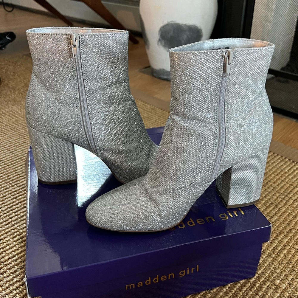 Madden Girl Sequin Booties